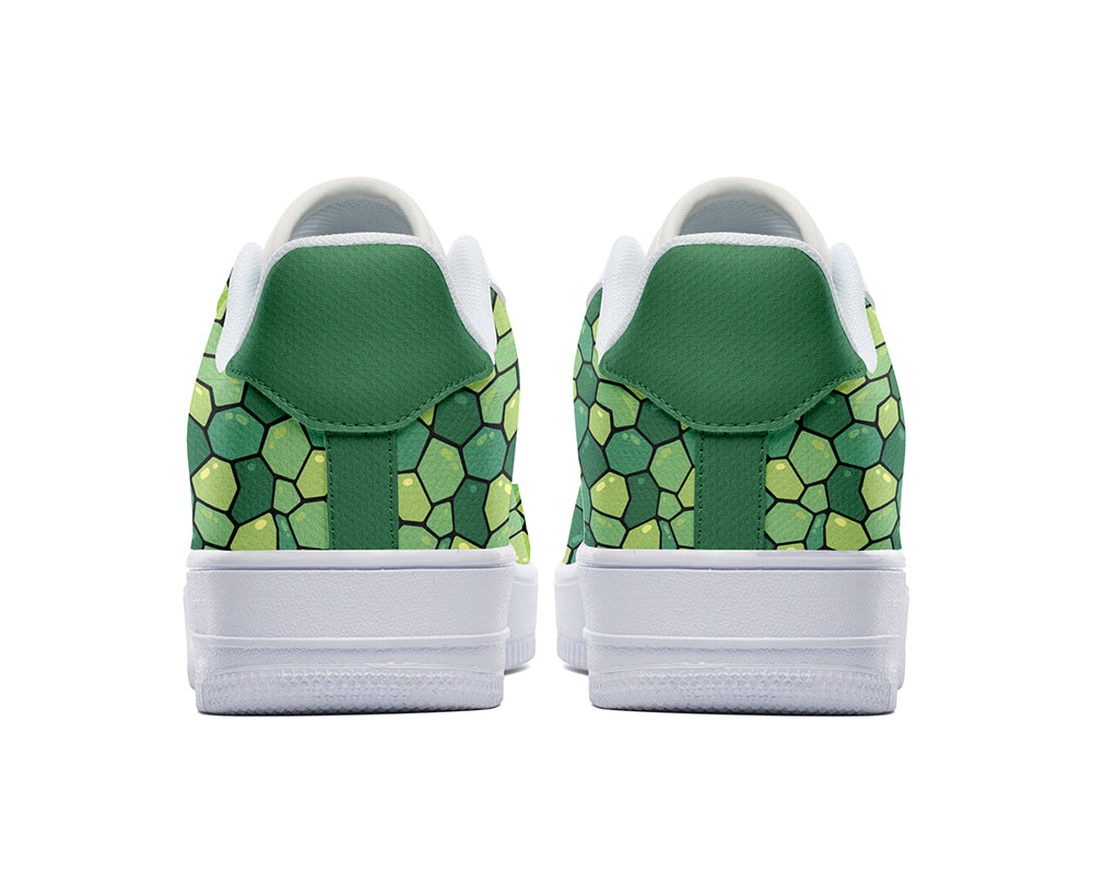Frog Sneakers: Frog Pattern Court Sneakers