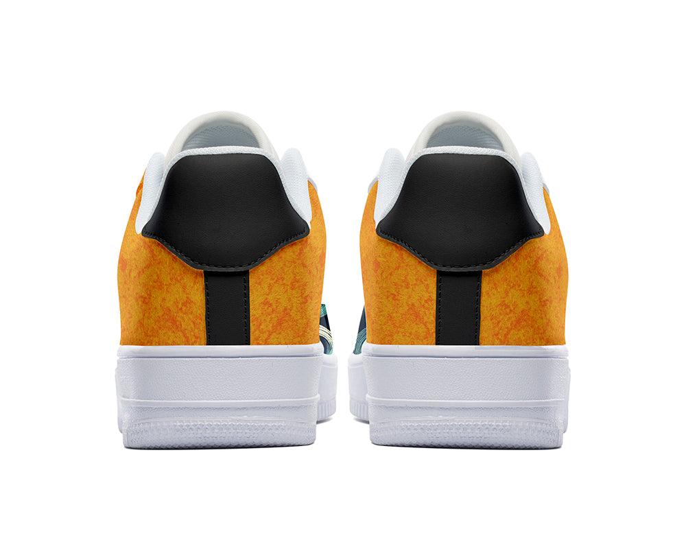 Greek God Sneakers: Greek God Illustration Court Sneakers