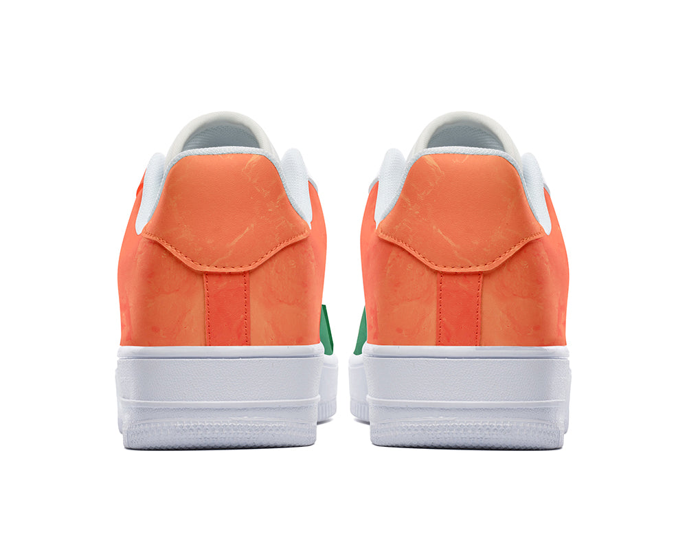 Indian Flag Sneakers: Indian Flag Pattern Court Sneakers