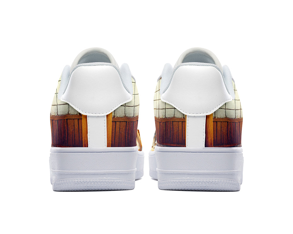 Karate Sneakers: Karate Illustration Court Sneakers