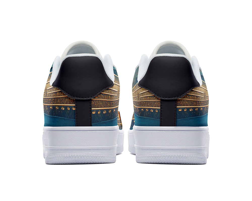 Kickboxing Sneakers: Kickboxing Illustration Court Sneakers
