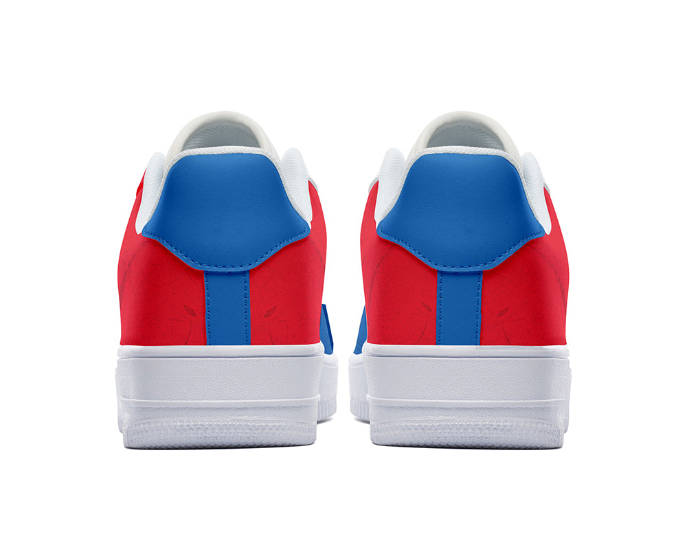 Korea Flag Sneakers: South Korean Flag Pattern Court Sneakers