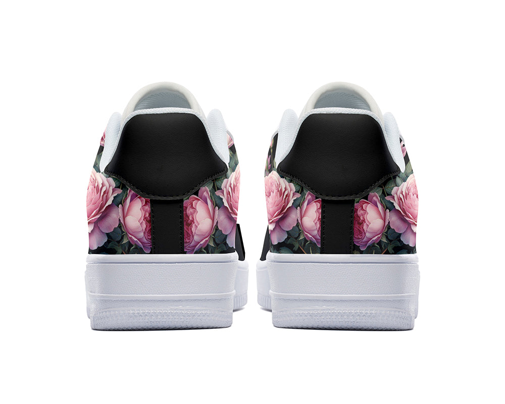 Mother’s Day Sneakers: Black Floral Mother Court Sneakers
