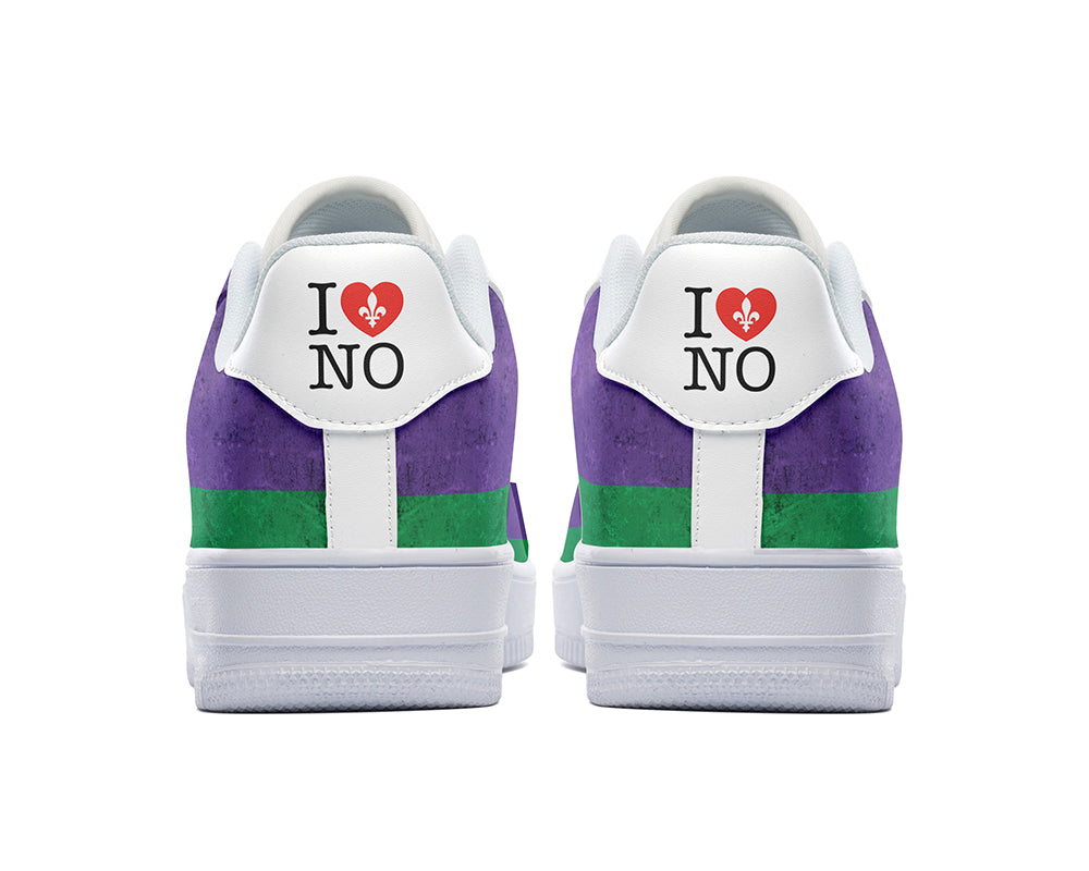 New Orleans Sneakers: Mardi Gras Court Sneakers