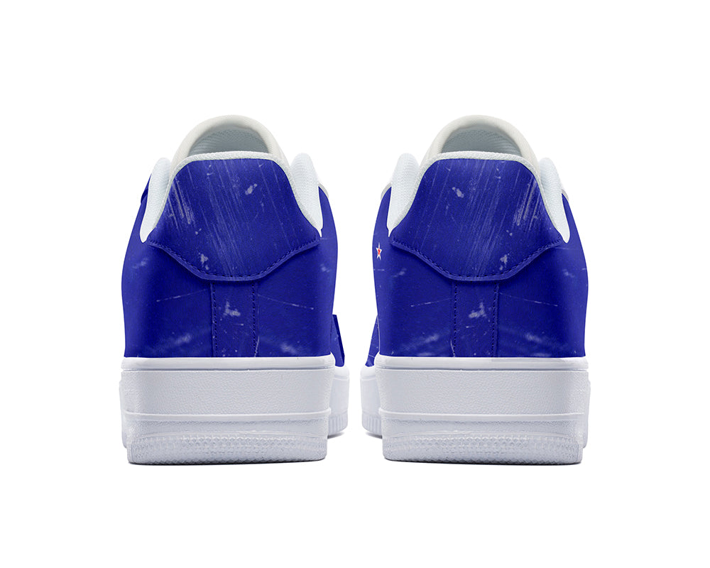 New Zealand Flag Sneakers: New Zealand Flag Pattern Court Sneakers