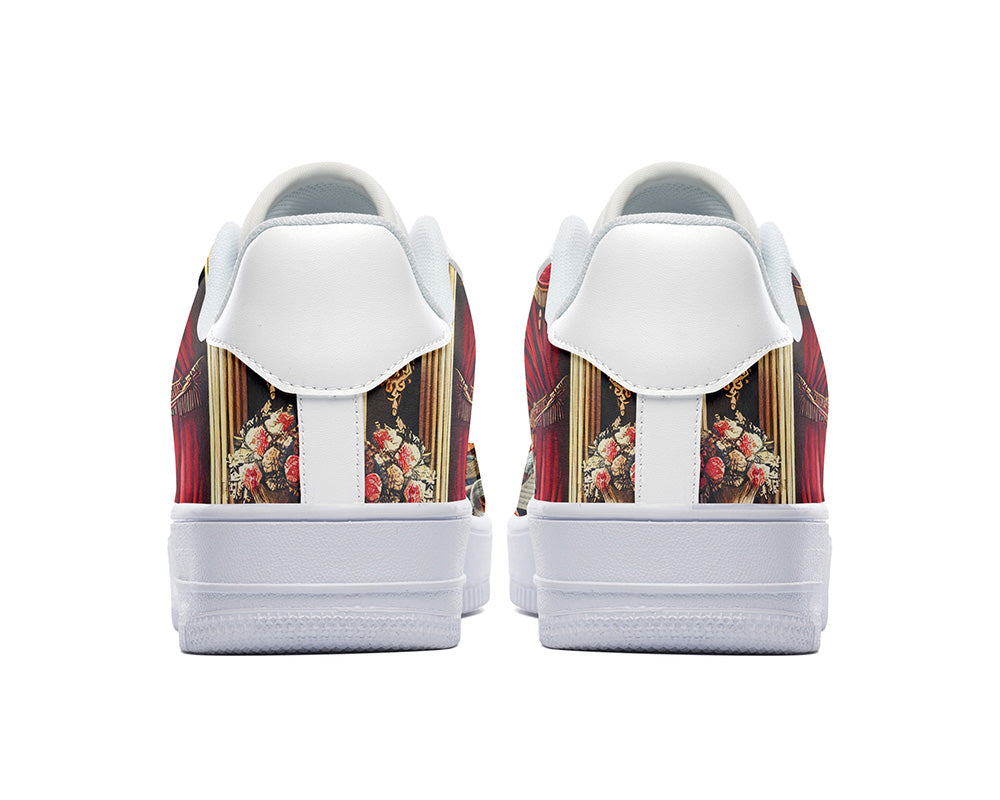 Opera Sneakers: Opera Scene Illustration Court Sneakers