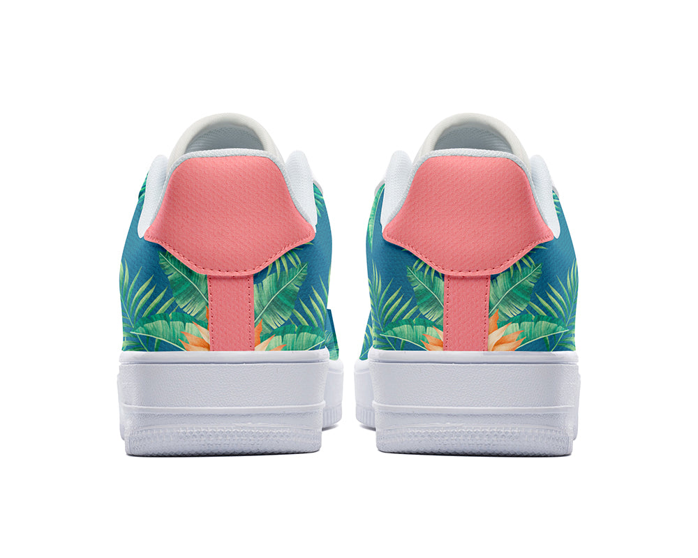 Cute Animal Sneakers: Cute Animal Illustration Court Sneakers
