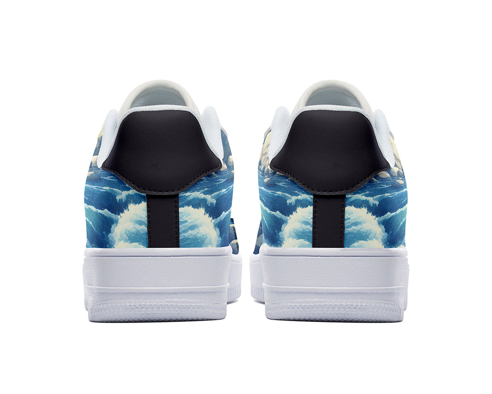 Rafting Sneakers: Rafting Illustration Court Sneakers