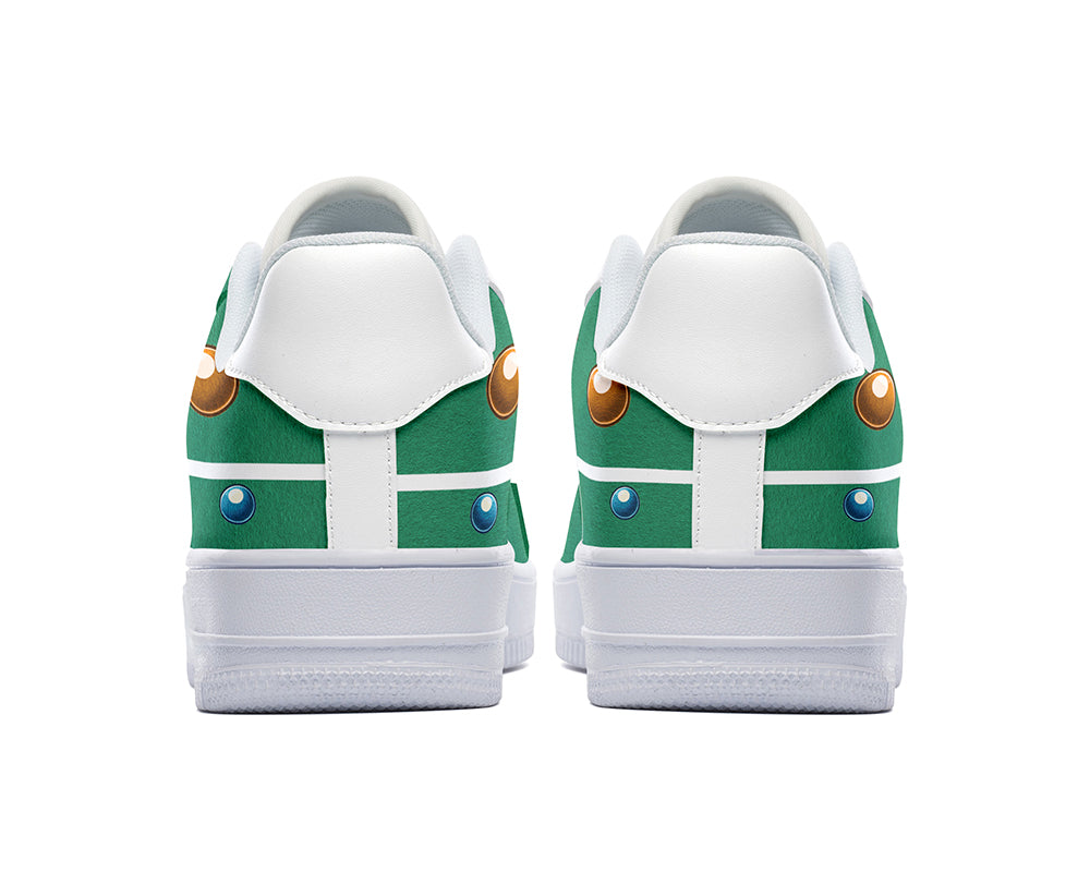 Ping Pong Sneakers: Ping Pong Paddle Pattern Court Sneakers