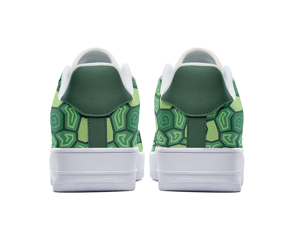 Turtle Sneakers: Turtle Pattern Court Sneakers