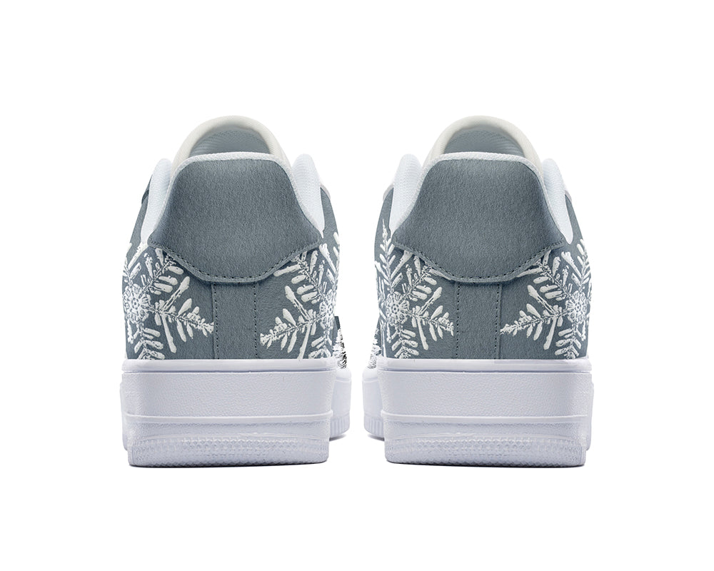 Winter Sneakers: Winter Forest Illustration Court Sneakers
