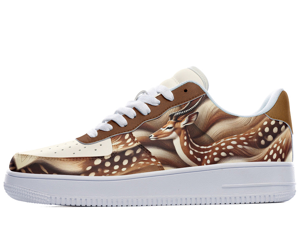 Antelope Sneakers: Antelope Illustration Court Sneakers