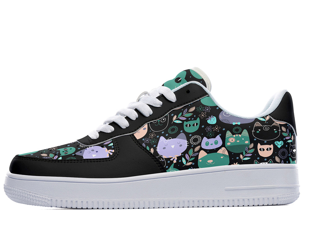 Black Kitty Sneakers