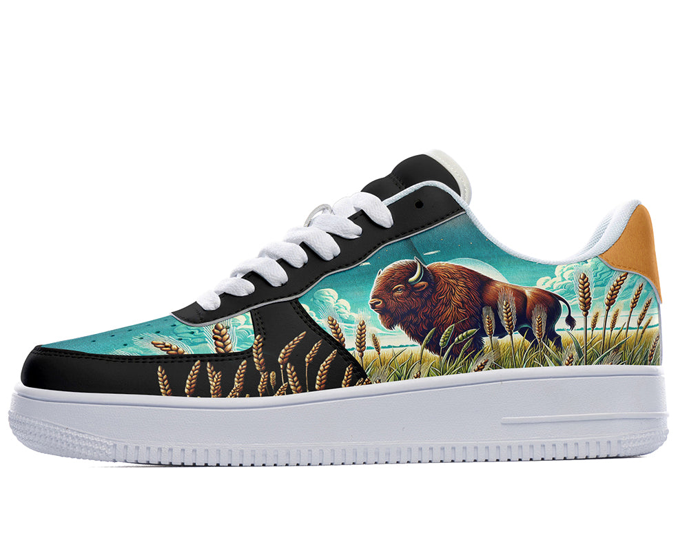 Buffalo Sneakers: Buffalo Illustration Court Sneakers