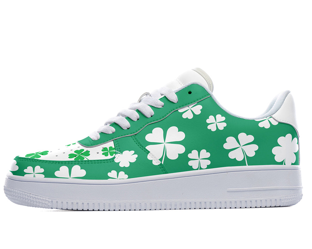 Saint Patrick Sneakers: Clover Court Sneakers