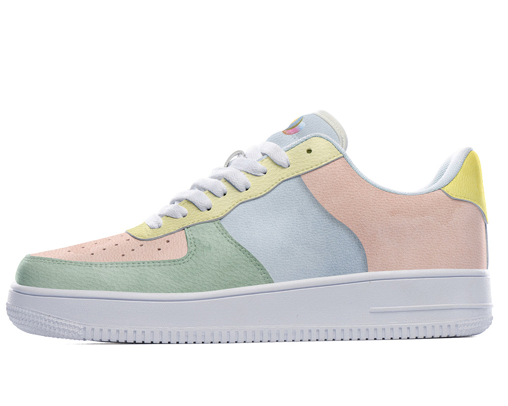 Pastel Easter Sneakers: Pastel Easter Colors Court Sneakers