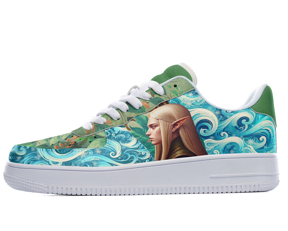 Elf Sneakers: Elf Illustration Court Sneakers