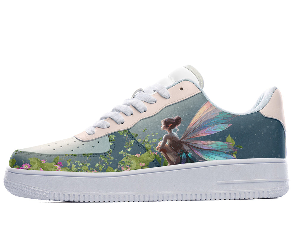 Fairy Sneakers: Fairy Illustration Court Sneakers