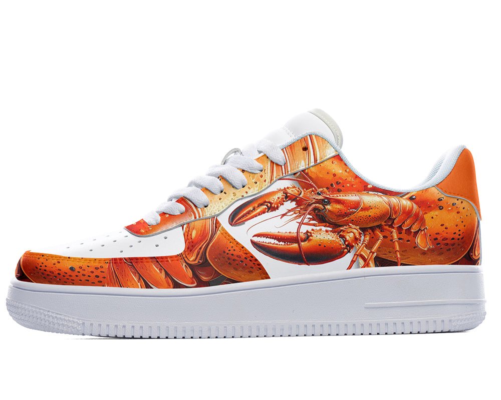 Lobster Sneakers: Lobster Illustration Court Sneakers