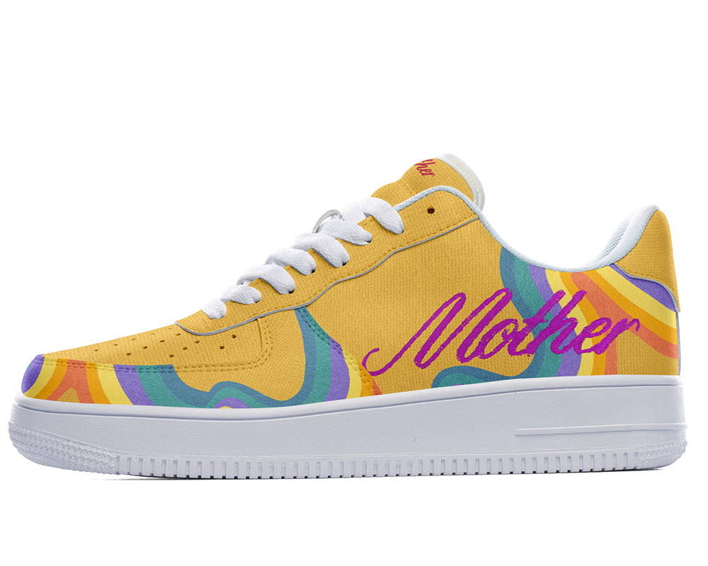 Mother’s Day Sneakers: Retro Rainbow Mother Court Sneakers