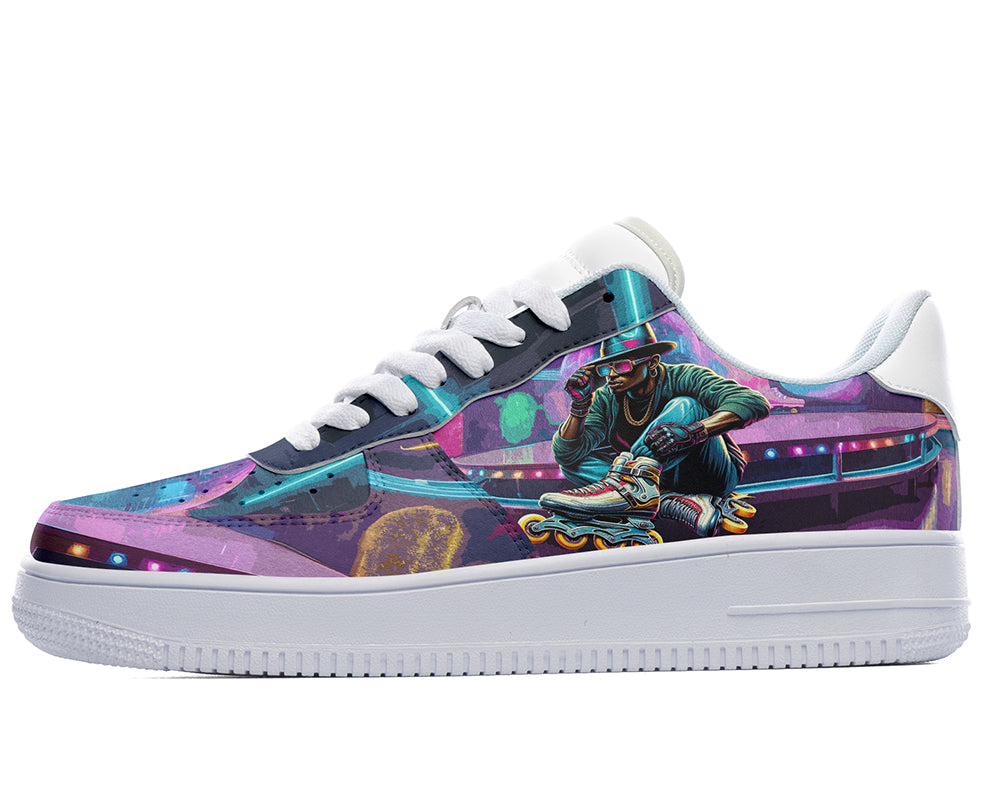 Rollerblade Sneakers: Rollerblading Illustration Court Sneakers