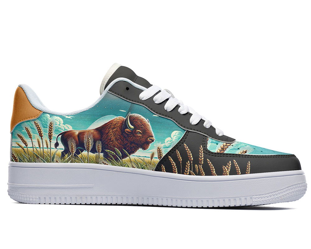Buffalo Sneakers: Buffalo Illustration Court Sneakers