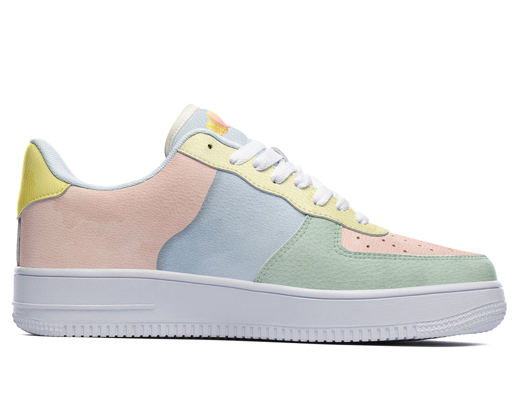 Pastel Easter Sneakers: Pastel Easter Colors Court Sneakers