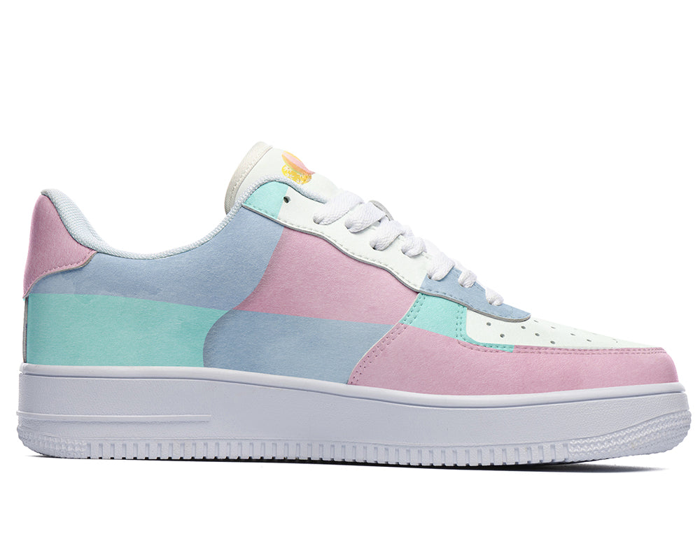 Spring Sneakers: Spring Easter Colors Court Sneakers
