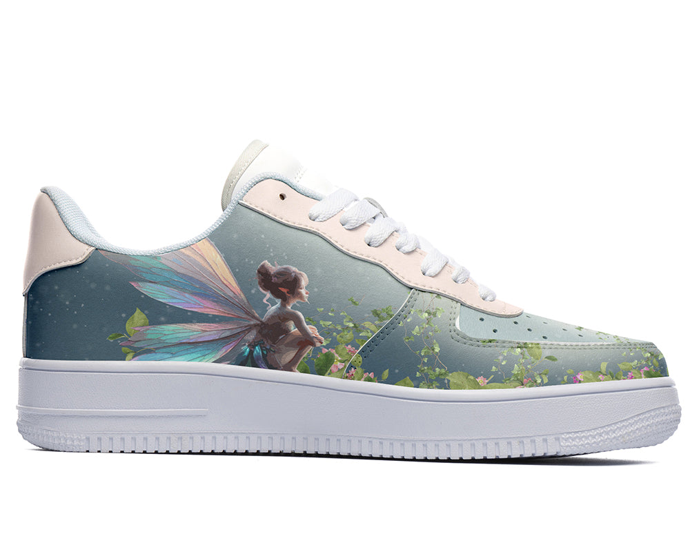 Fairy Sneakers: Fairy Illustration Court Sneakers