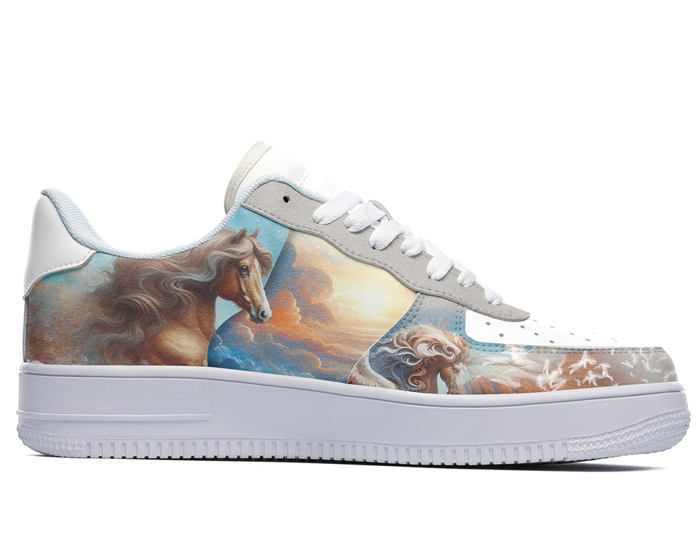 Horse Trainers: Horse Illustration Court Sneakers