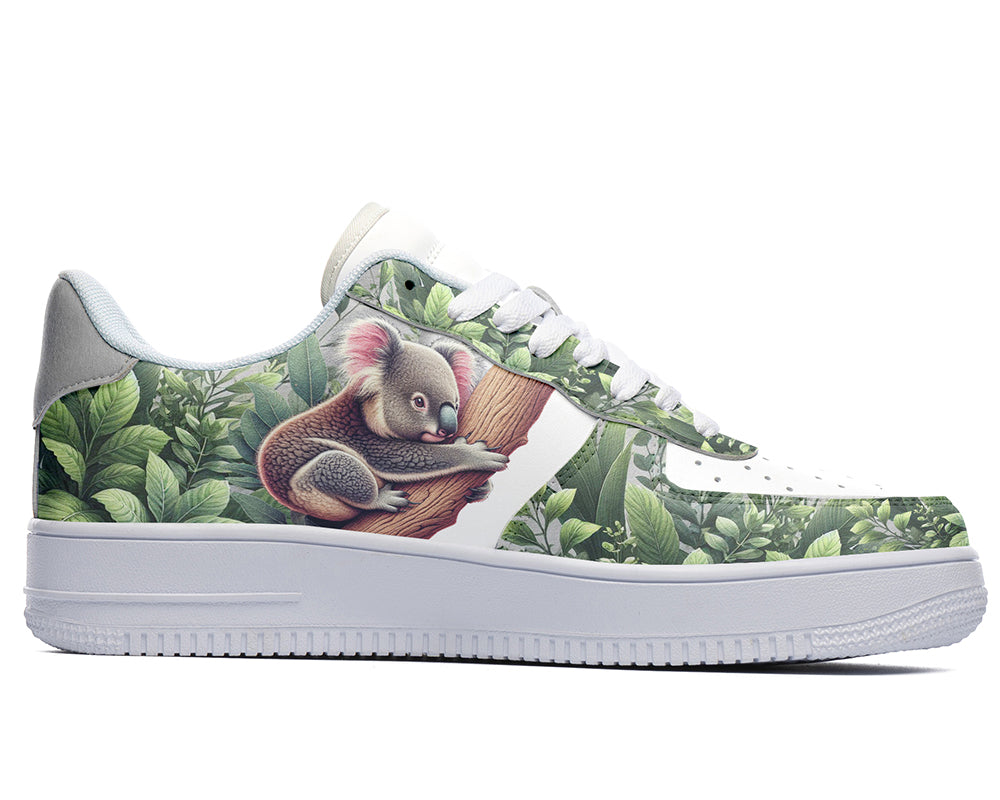 Koala Sneakers: Koala Illustration Court Sneakers