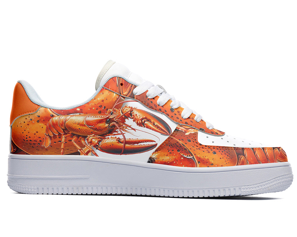 Lobster Sneakers: Lobster Illustration Court Sneakers
