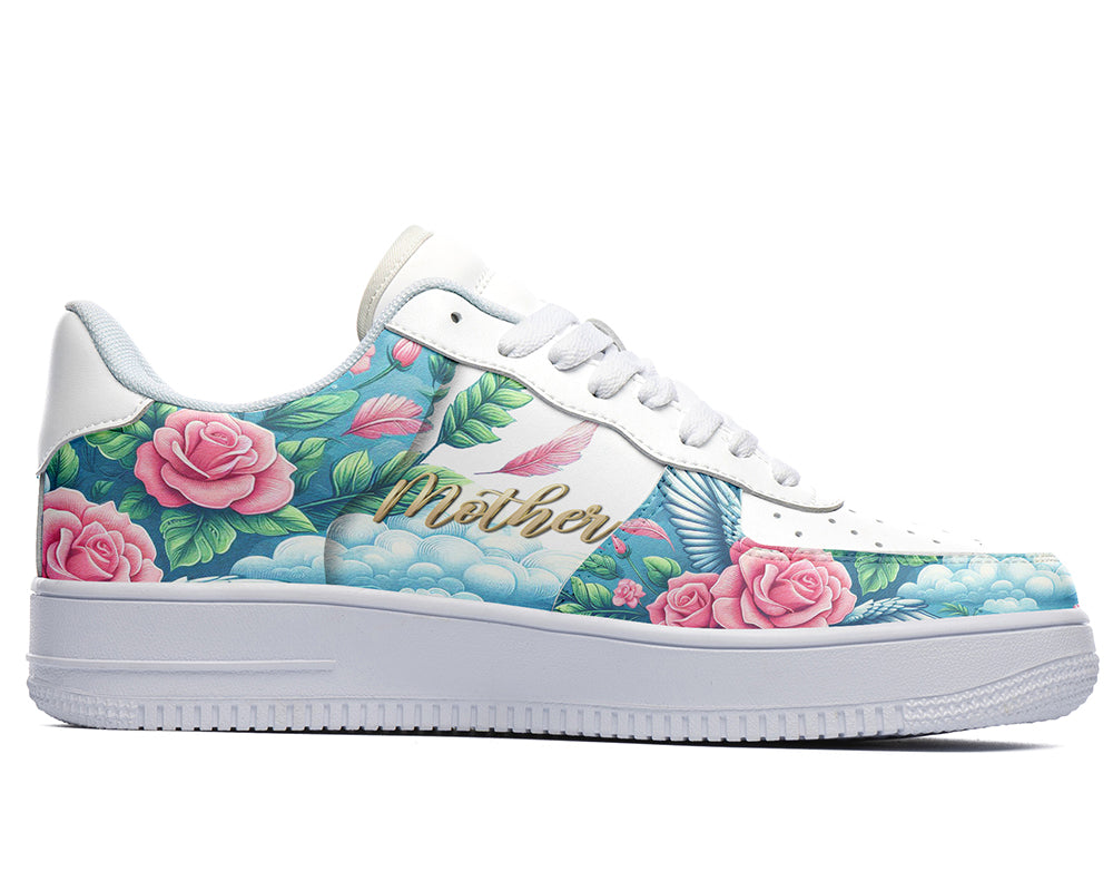 Mother’s Day Sneakers: Rose Floral Mother Court Sneakers
