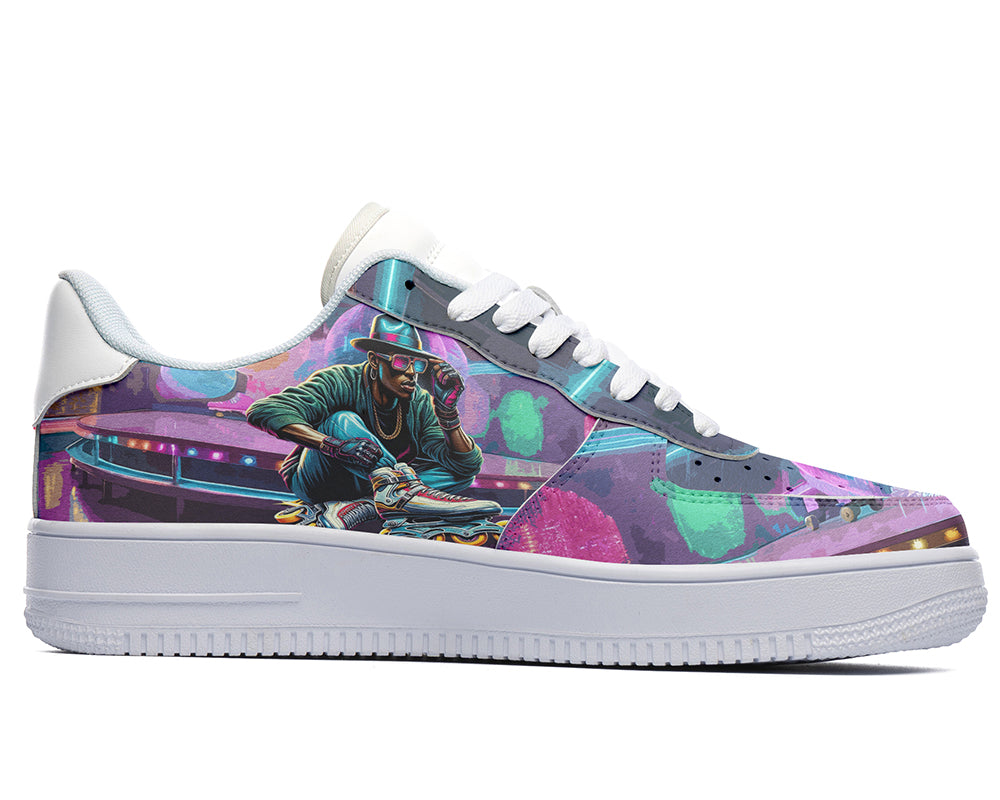 Rollerblade Sneakers: Rollerblading Illustration Court Sneakers