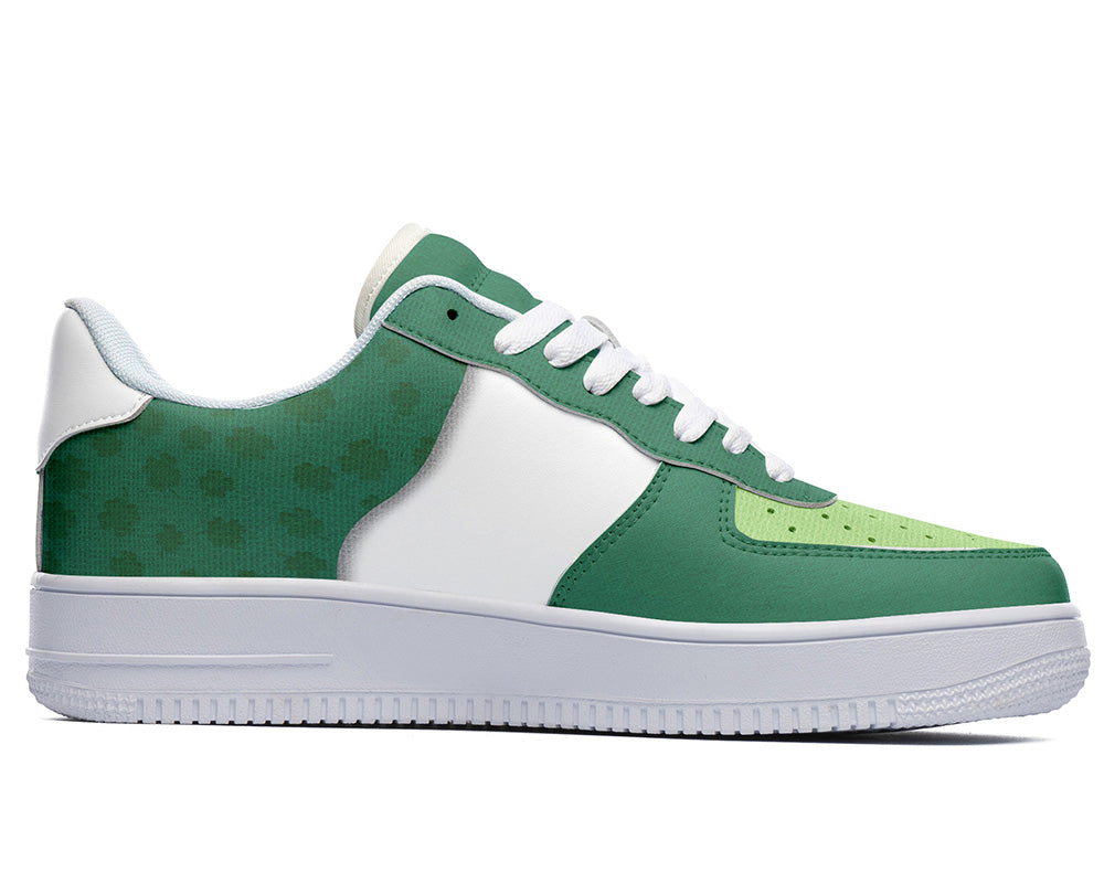 Lucky Clover Green Sneakers for St. Patrick's Day Celebration – Comfortable & Stylish Parade Shoes
