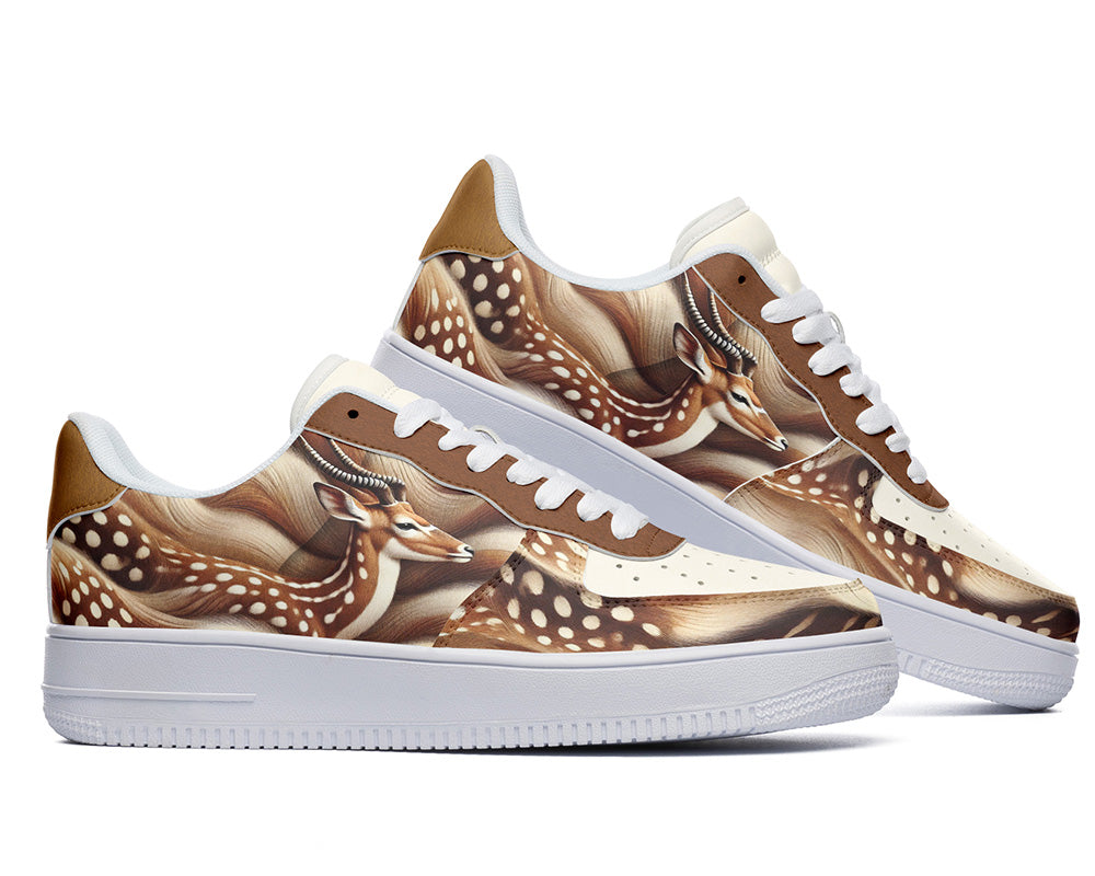 Antelope Sneakers: Antelope Illustration Court Sneakers