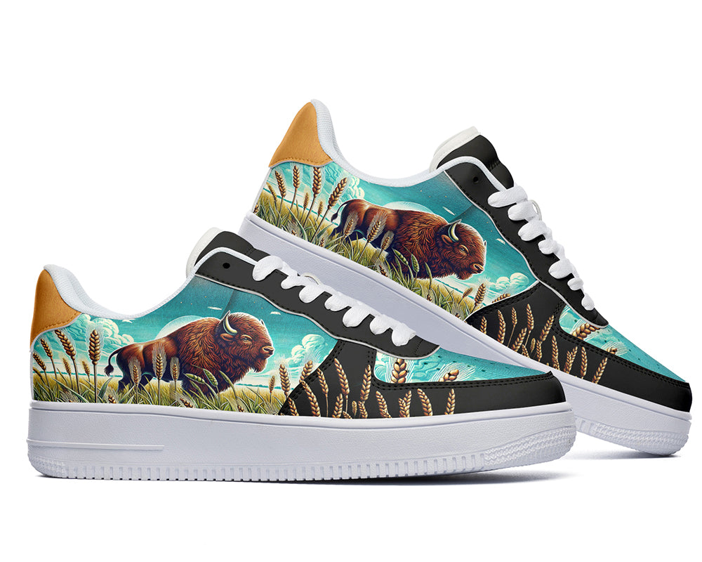 Buffalo Sneakers: Buffalo Illustration Court Sneakers