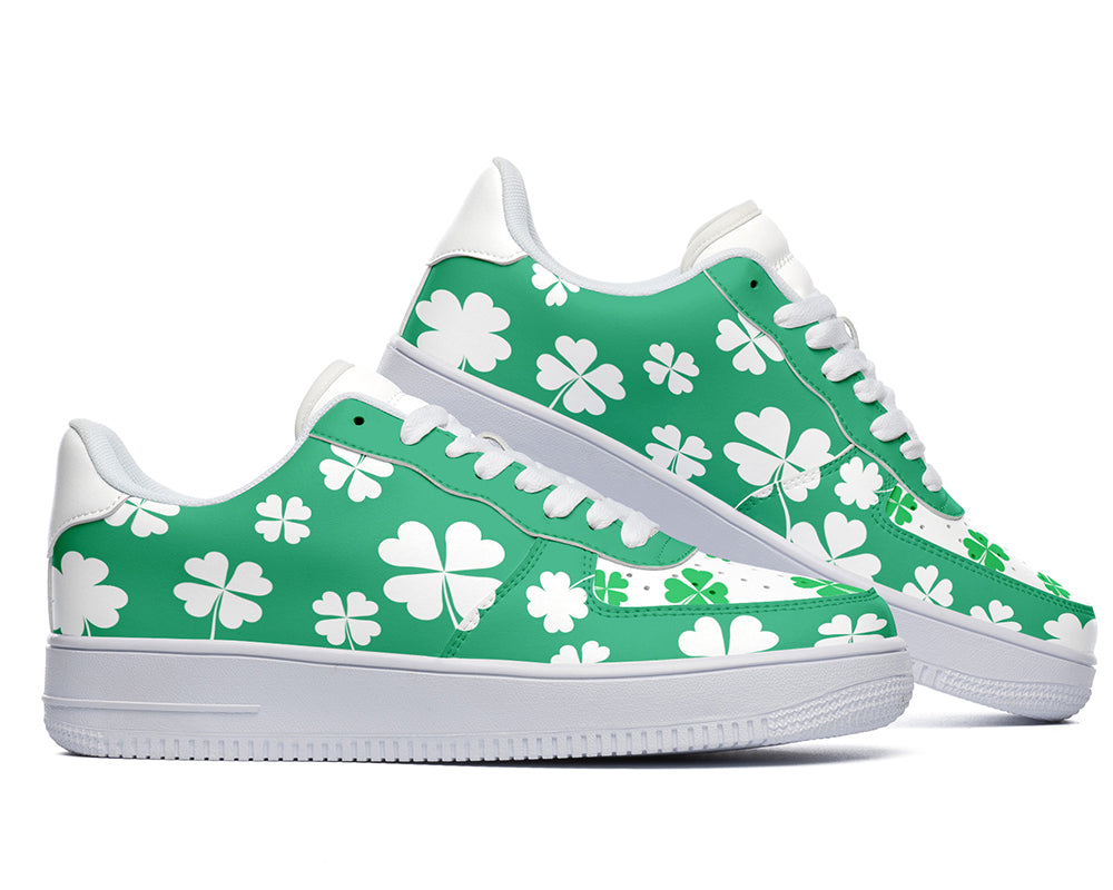 Saint Patrick Sneakers: Clover Court Sneakers