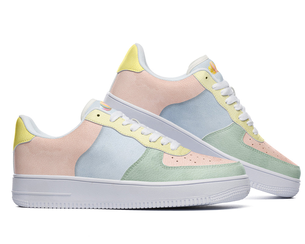 Pastel Easter Sneakers: Pastel Easter Colors Court Sneakers