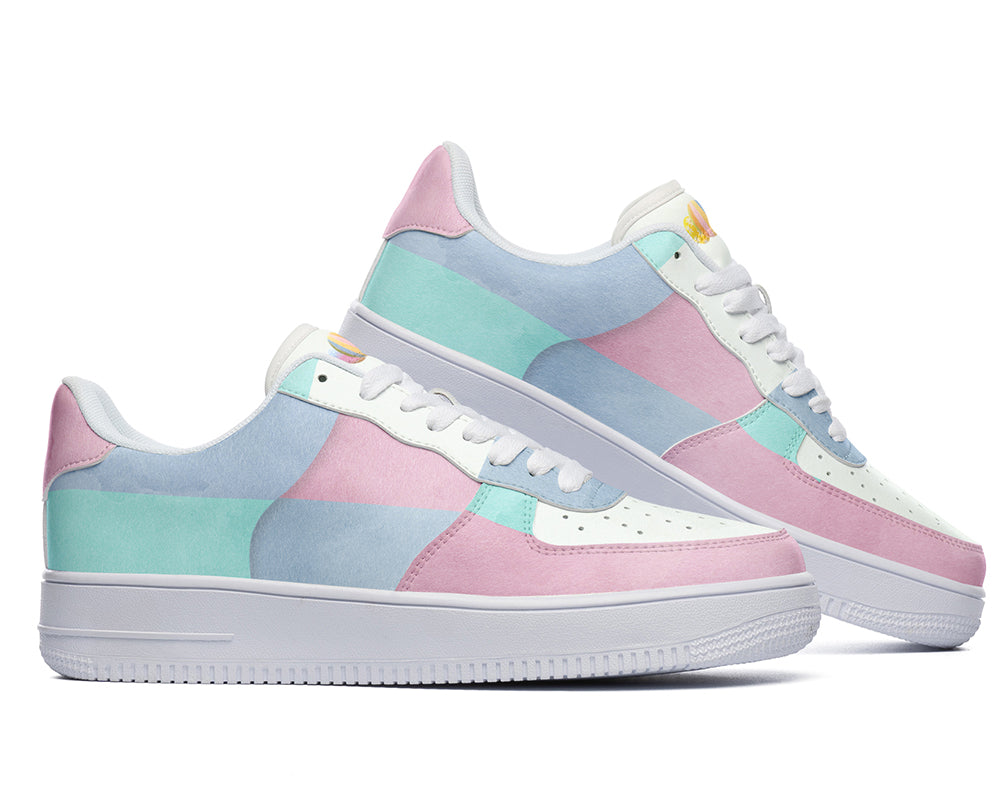Spring Sneakers: Spring Easter Colors Court Sneakers
