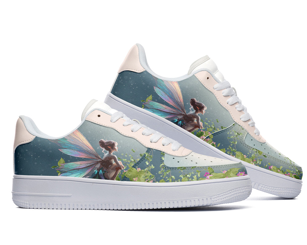 Fairy Sneakers: Fairy Illustration Court Sneakers