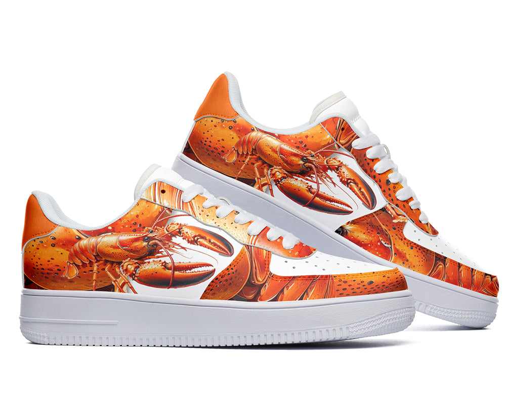 Lobster Sneakers: Lobster Illustration Court Sneakers
