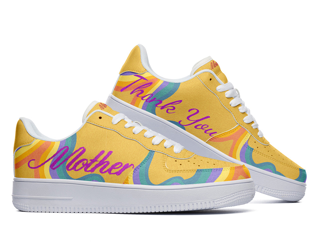 Mother’s Day Sneakers: Retro Rainbow Mother Court Sneakers