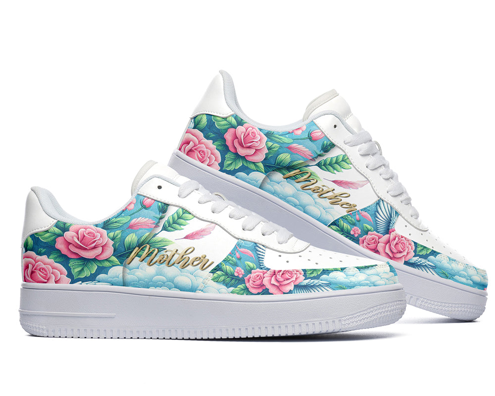 Mother’s Day Sneakers: Rose Floral Mother Court Sneakers