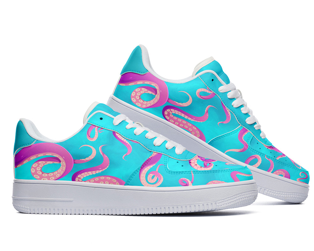 Octopus Sneakers: Octopus Pattern Court Sneakers