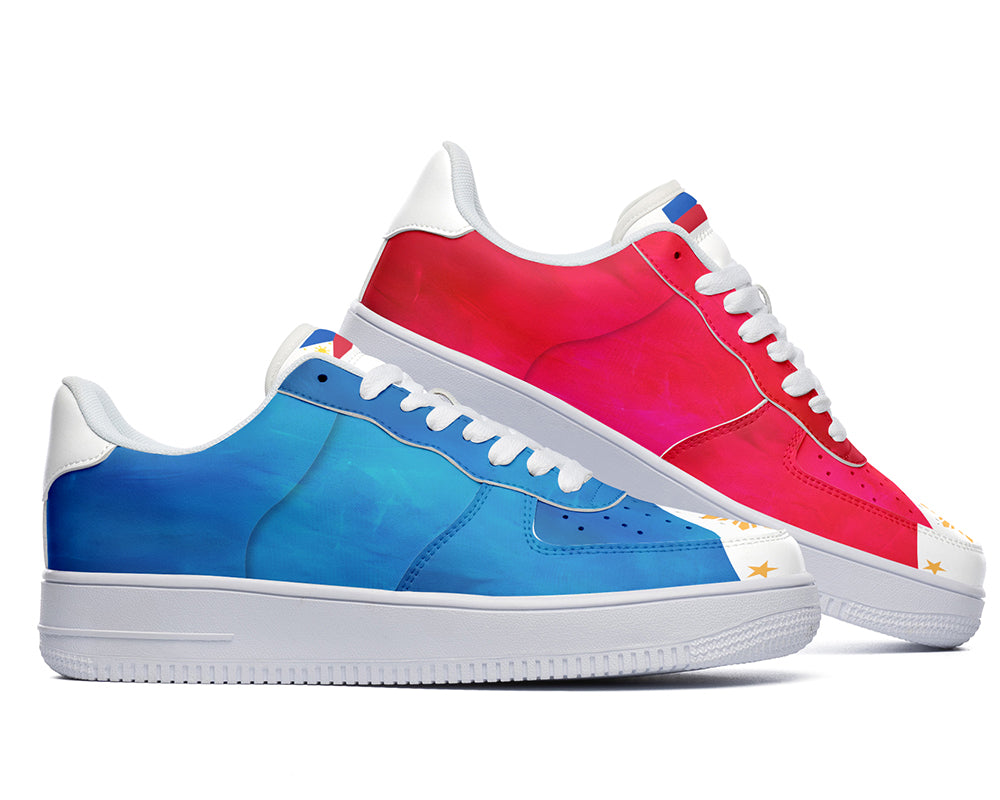 Philippines Sneakers: Philippines Flag Court Sneakers