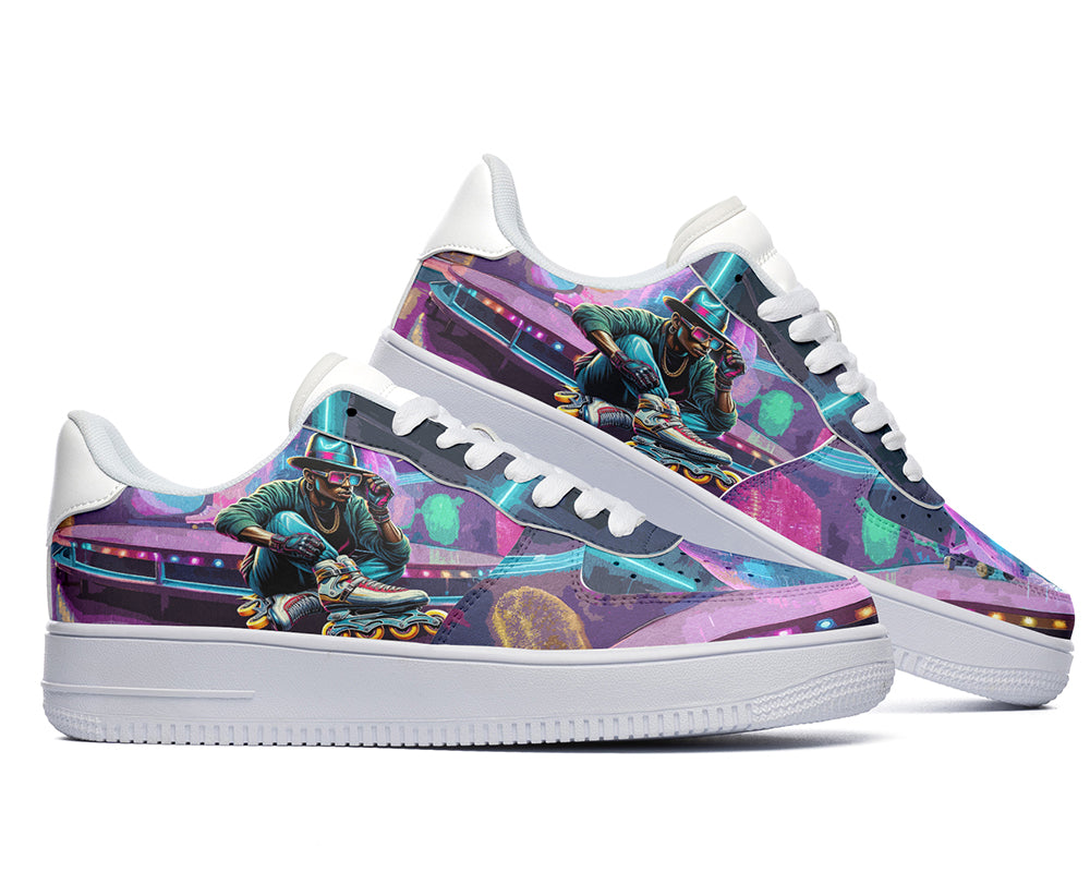 Rollerblade Sneakers: Rollerblading Illustration Court Sneakers