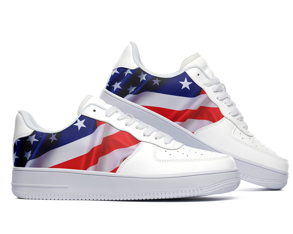 American Flag Sneakers: USA Flag Court Sneakers