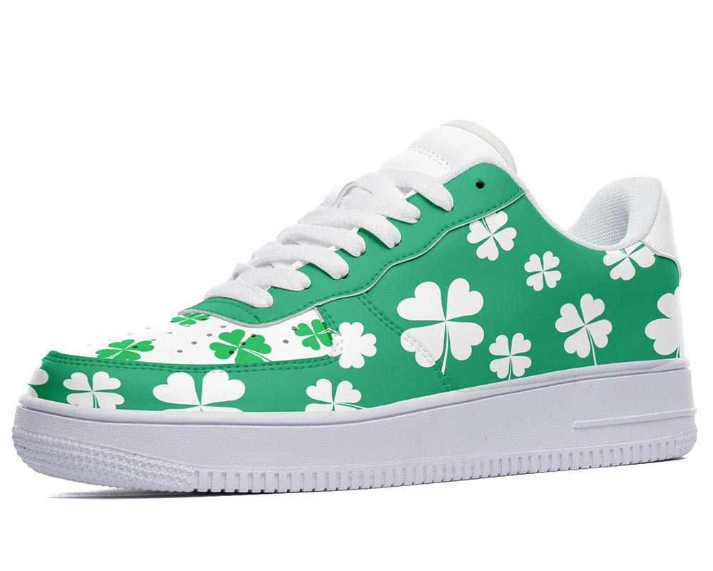 Saint Patrick Sneakers: Clover Court Sneakers