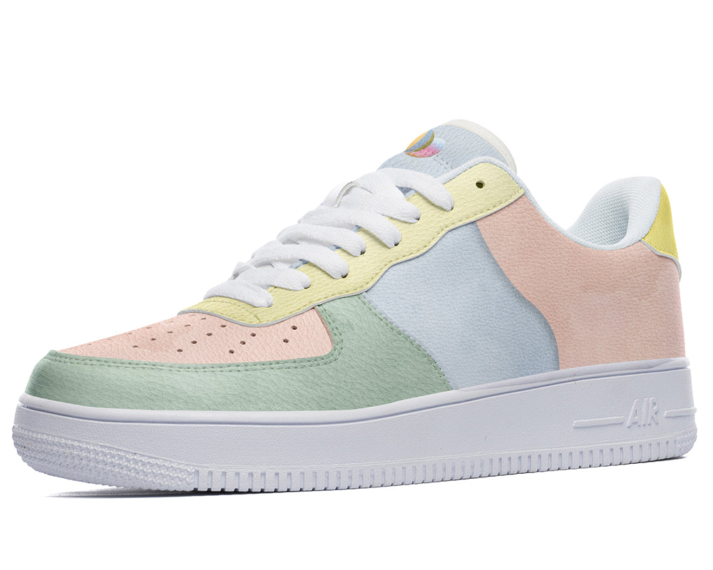 Pastel Easter Sneakers: Pastel Easter Colors Court Sneakers